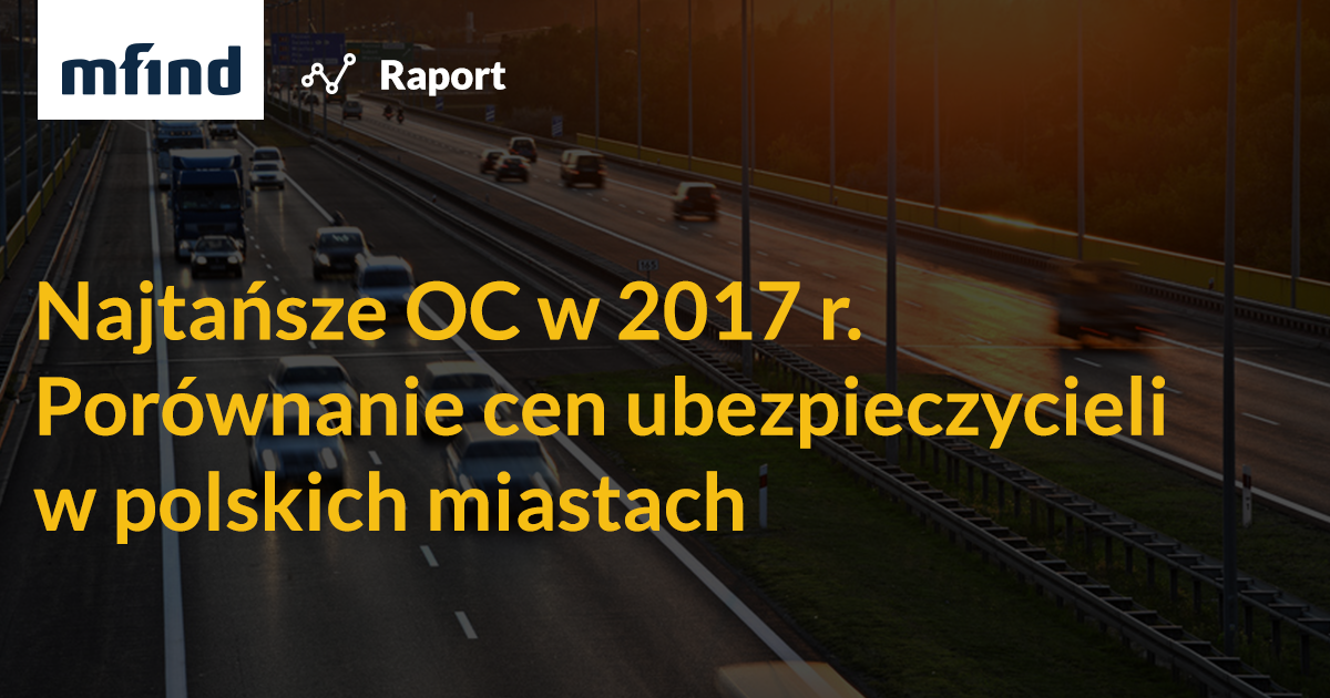 Ceny OC wzrosły o 55%. Pechowy kierowca może przepłacić nawet 1115 zł!
